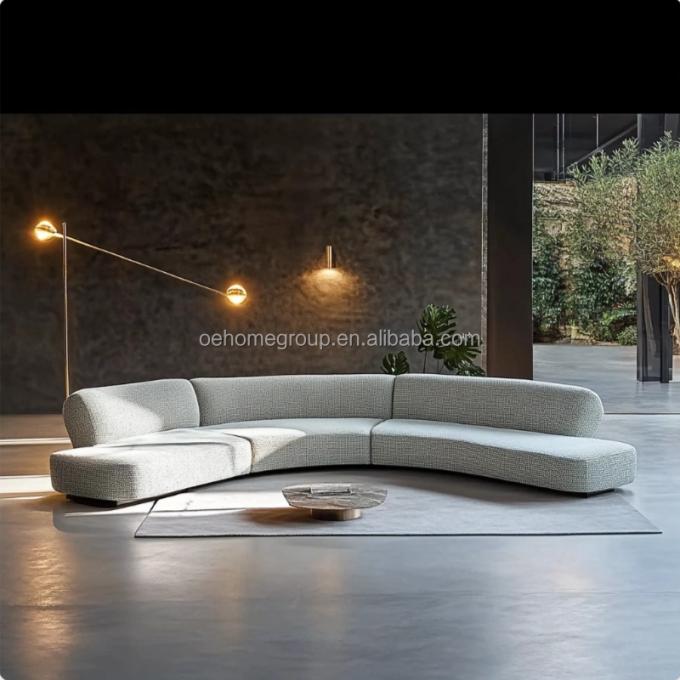 کاناپه اتاق نشیمن مینیمالیستی طراحی مد ایتالیایی برای آرامش و راحتی در اوقات فراغت 5