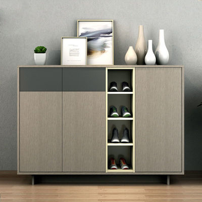 فلج چوبی لاغر کابینت کفش چوبی قفسه ذخیره سازی مبلمان مدرن خانه 3 طبقه