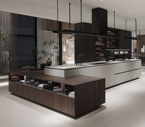 کابینت گوشه ای مدولار آلومینیوم راه حل کابینت آشپزخانه ملامین