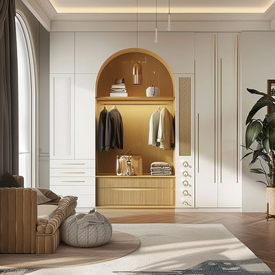 سیستم ذخیره سازی کمد مدرن قابل تنظیم برای سازماندهی اتاق خواب و راه حل ذخیره سازی