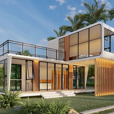 کابین قابل جدا شدن خانه پارک ها خانه باغ همراه با سقف کابین ذخیره سازی در فضای باز برای باغ