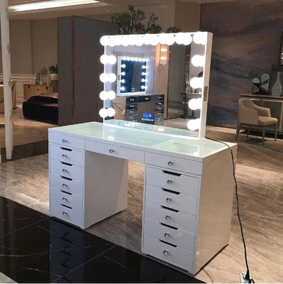 آینه آرایش با چراغ آینه آرایشی با 15 لامپ LED