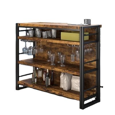 کابینت سبک طراحی مدرن برای نمایش شراب و الکل در سازمان اتاق نشیمن