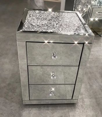 کابینت کنسول مبلمان آینه ای سفارشی 2 3 کشو میز کنار تخت