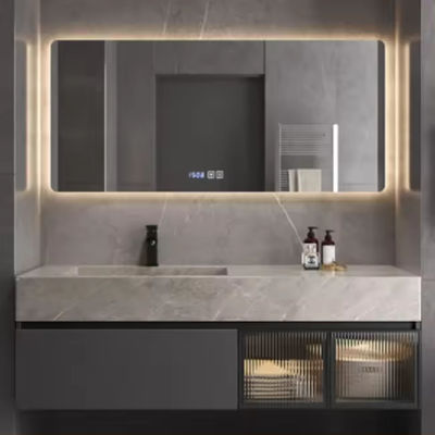 کابینت حمام مدرن نصب شده روی دیوار برای آرایش کمد 54 اینچ