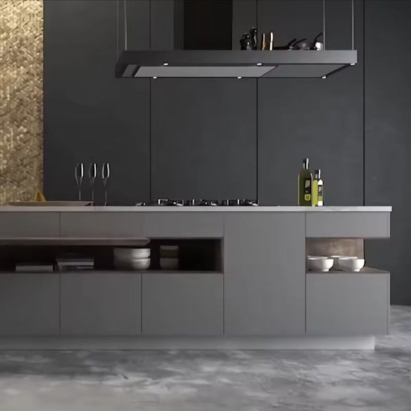 چوب جامد کابینت دیواری ماژولار کابینت آشپزخانه آشپزخانه لاک 1